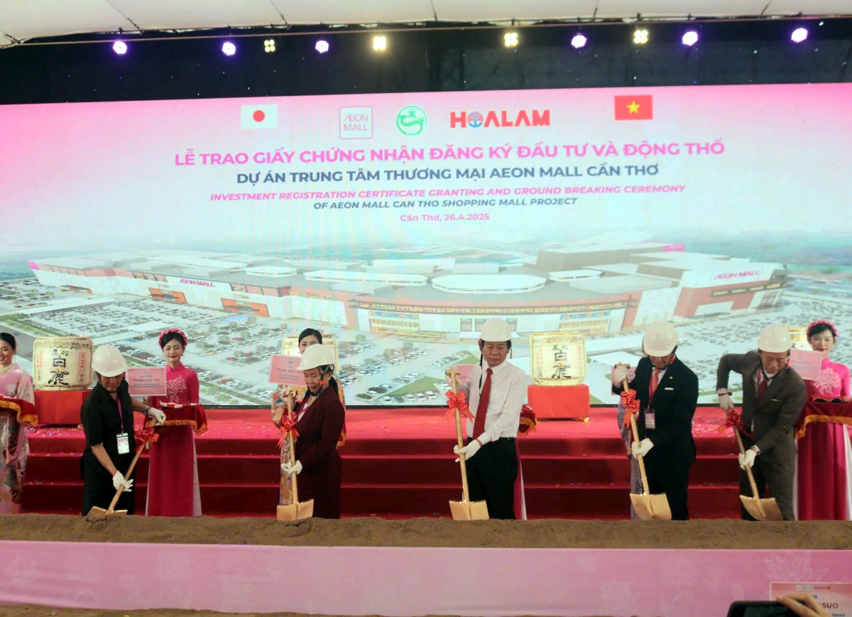 Aeon Mall Can Tho breaks ground, set to be largest retail centre in Mekong Delta
